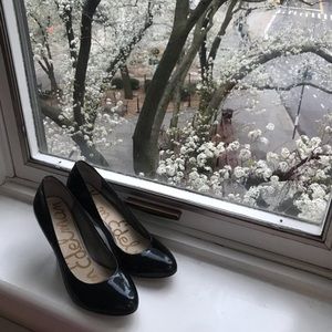 Black Sam Edelman 3 inch heels